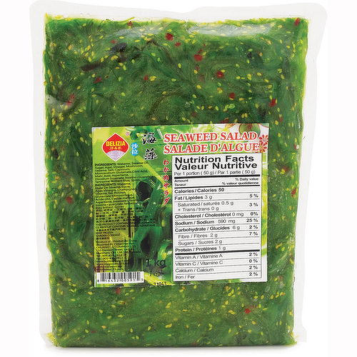 Delizia - Seaweed Salad, Frozen