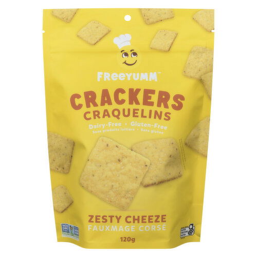 Freeyumm - Zesty Cheese Crackers