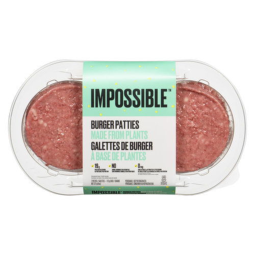 Impossible Foods - Plant-Based Burger Patties