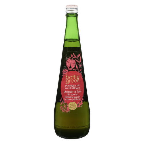 Bottle Green - Sparkling Pomegranate & Elderflower