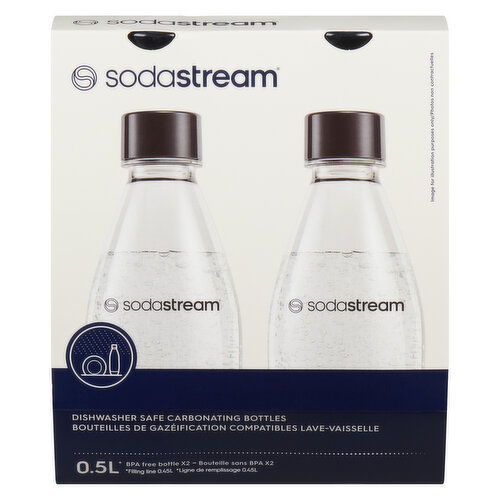 SodaStream - SodaSt Carbonating Bottles 0.5 L Twin