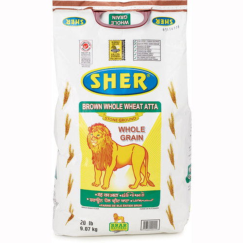 Sher - Brown Whole Wheat Atta