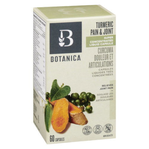 Botanica - Turmeric Pain & Joint Liquid Capsules