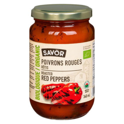 Savor - Roasted Red Peppers Organic