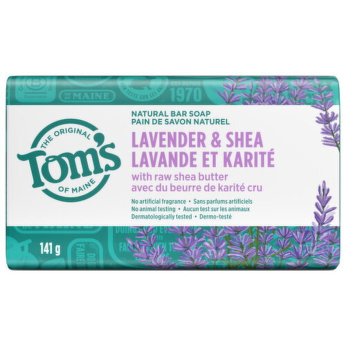Toms OF MAINE - Lavender and Shea Bar