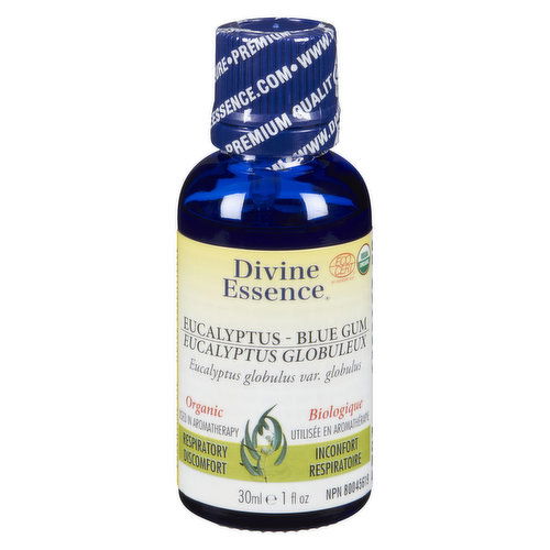 Divine Essence - Divine Ess Oil Org Blue Gum Eucalypt