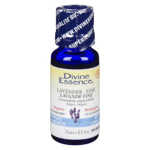 Divine Essence - Divine Ess Oil Org Fine Lavender