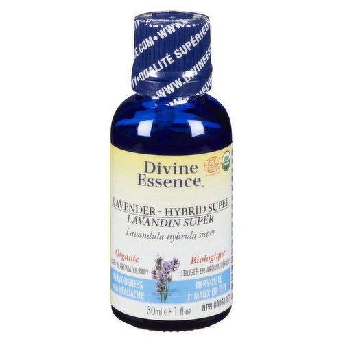 Divine Essence - Divine Ess Oil Org Hybrid Lavender