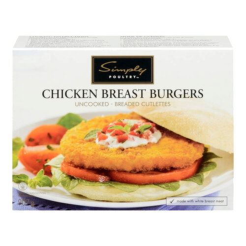 Simply Poultry - Chicken Breast Burgers