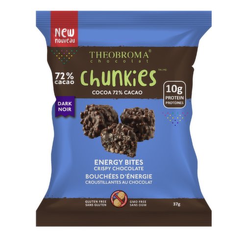 Theobroma - Chunkies Cocoa 72% Cacao Energy Bites