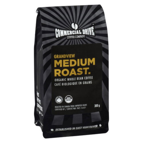 Commercial Dr Coffee - Grandview Medium Roast Organic