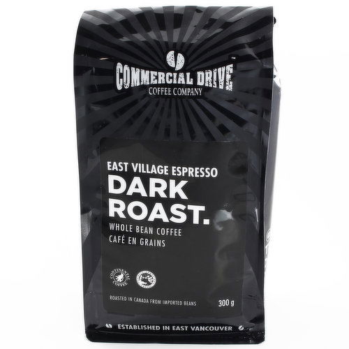 Commercial Dr Coffee - East Village Dark Espresso