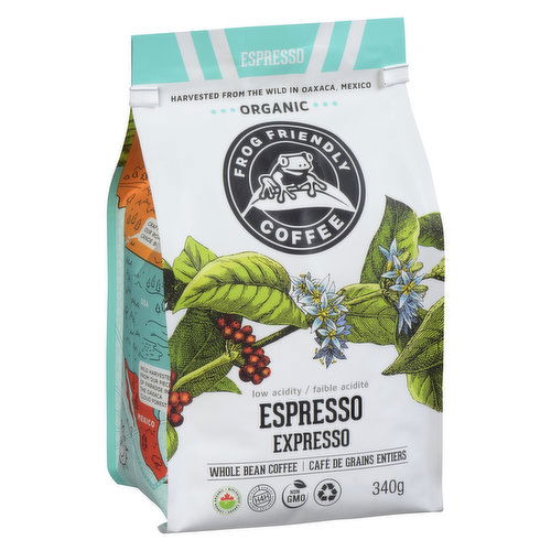 Frog Friendly - Espresso Whole Bean Coffee Organic