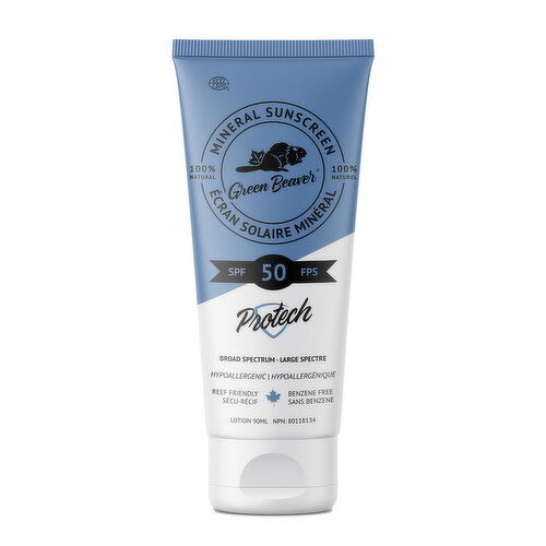 Green Beaver - Sunscreen Adult SPF 50 Protech