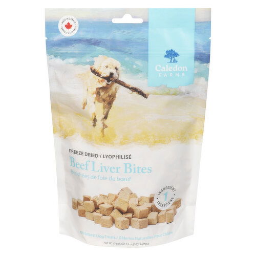 Caledon Farms - Dog Treats, Beef Liver Bites