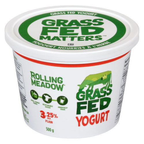 Rolling Meadows - RMdws Grass Fed Yogurt 3.25% Plain