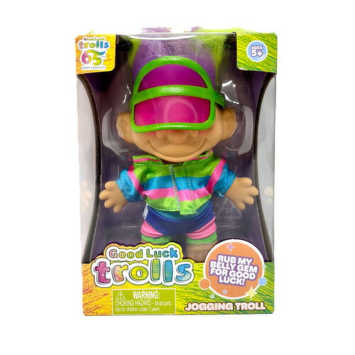 Trolls - Good Luck 5In Jogging Doll