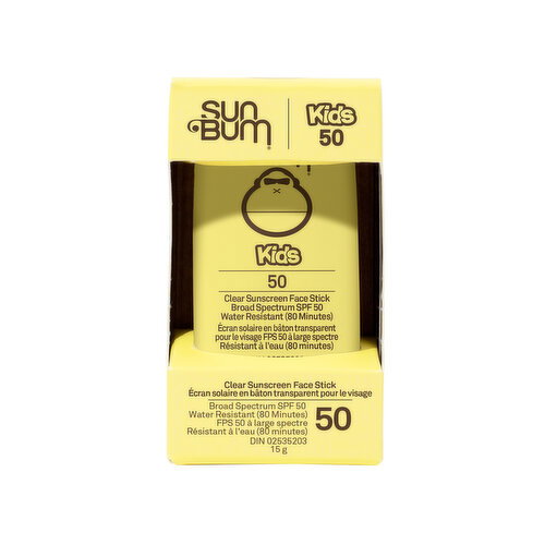Sun Bum - Kids Clear Face Sunscreen Stick - SPF 50