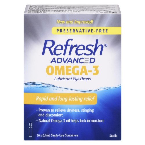 Refresh - Advanced Omega-3 Lubricant Eye Drops Preservative-Free