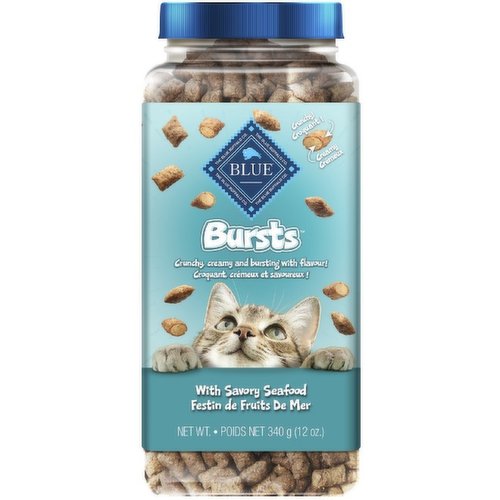 Blue Buffalo - Cat Treats, Bursts with Savory Seafood