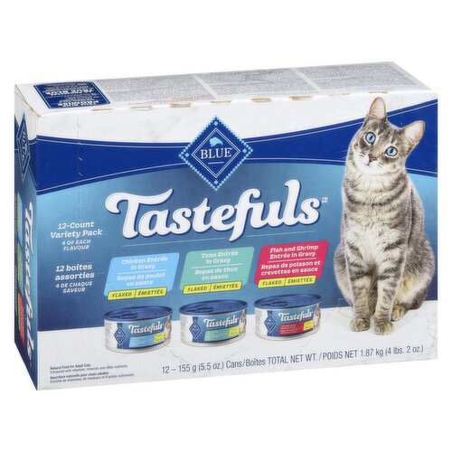 Tastefuls - Tasteful Cat Flaked Chkn Tuna Shrimp