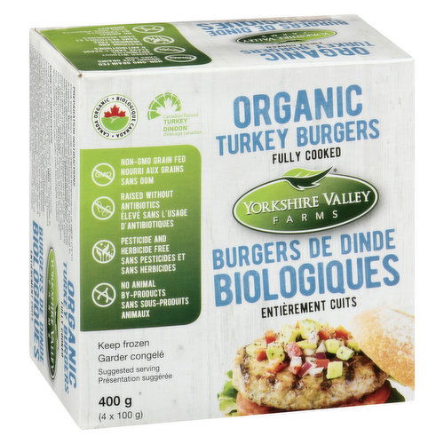 Yorkshire Valley Farms - Turkey Burger Organic