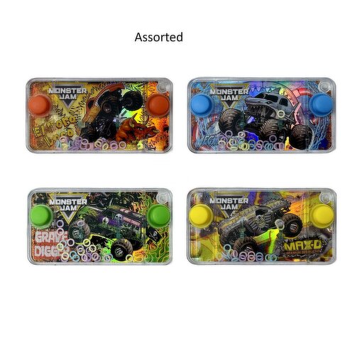 Monster Jam - Handheld Water Loop Game, Assorted