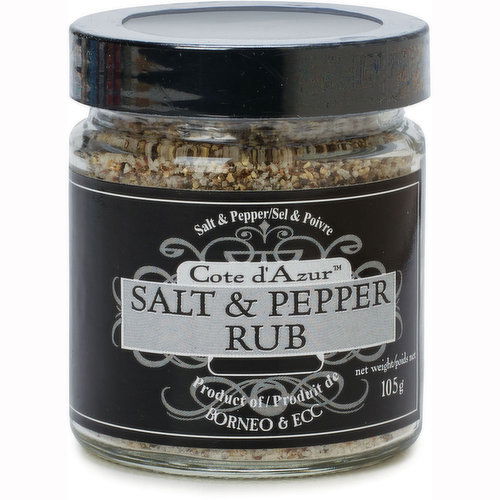 Cote D'Azur - Salt & Pepper Rub