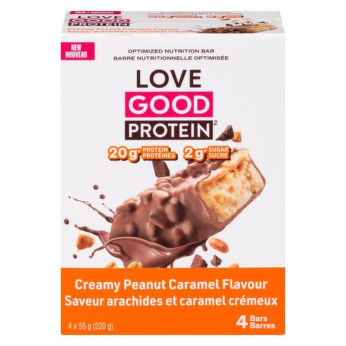 LOVE GOOD - Protein Bars Peanut Caramel