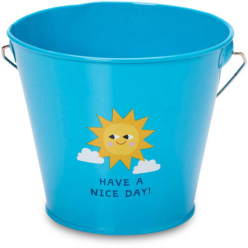 Blue - Garden Bucket With Sunshine