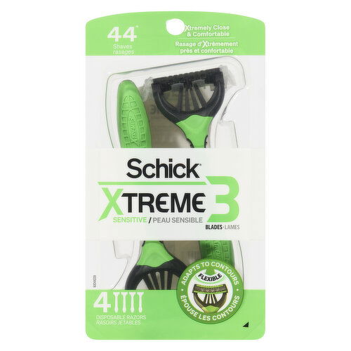 Schick - Xtreme Sensitive Disposable Razors
