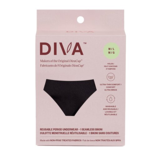 Diva - Reusable Period Underwear M/L