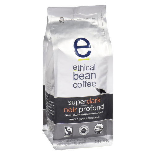 Ethical Bean - Whole Bean Superdark French Roast