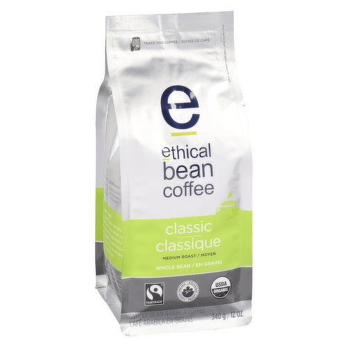 Ethical Bean - Classic Medium Roast Ground Cofee