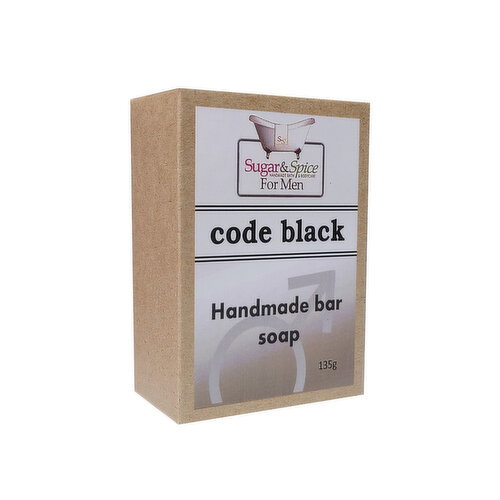 Sugar & Spice - Code Black Bar Soap