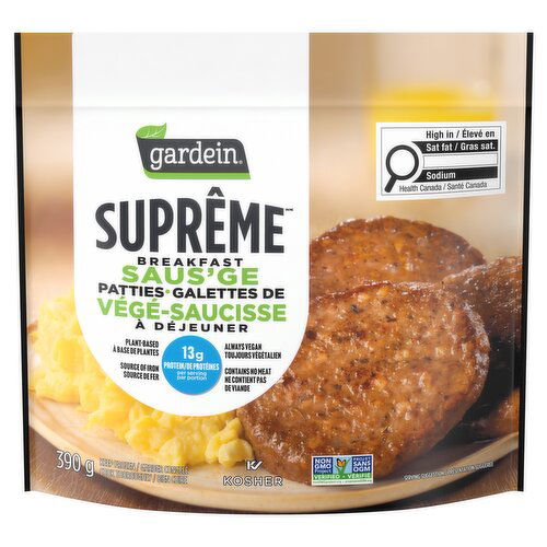 Gardein - Supreme Breakfast Saus'ge Patties