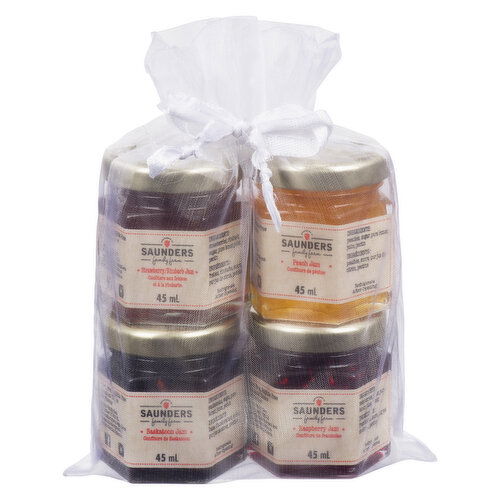 SAUNDERS Family Farm - Jam Gift Bag - 4Pk