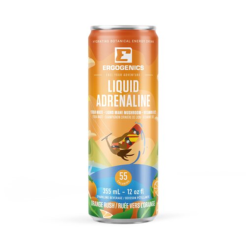 ERGOGENICS - Liquid Adrenaline - Orange Rush