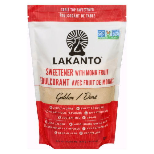 Lakanto - Monkfruit Sweetener with Erythritol Golden