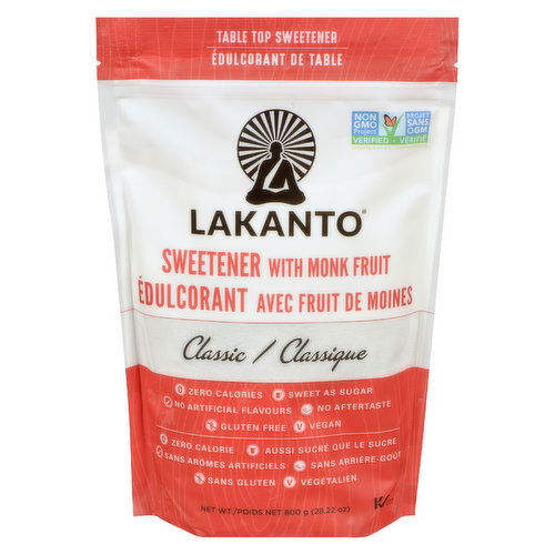 Lakanto - Monkfruit Sweetener with Erythritol Classic