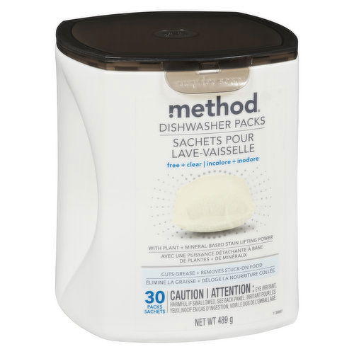 Method - Dishwasher Packs Free & Clear