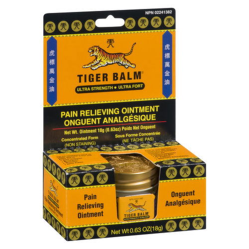 Tiger Balm - Pain Relieving Ointment - Ultra Strength