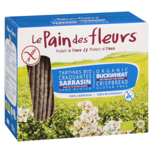 Le Pain Des Fleurs - Crispbread Buckwheat Organic