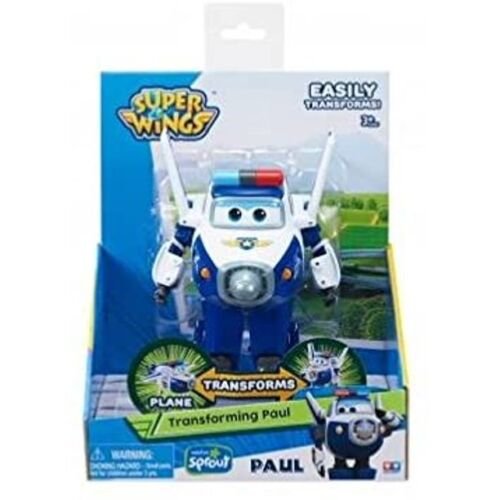 Super Wings - Transforming Paul, 5 Inch