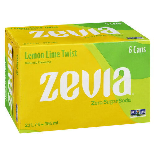 Zevia - Zero Sugar Soda, Lemon Lime Twist