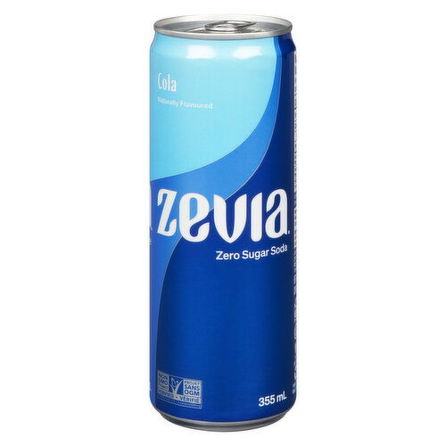 Zevia - Cola, Sleek Can