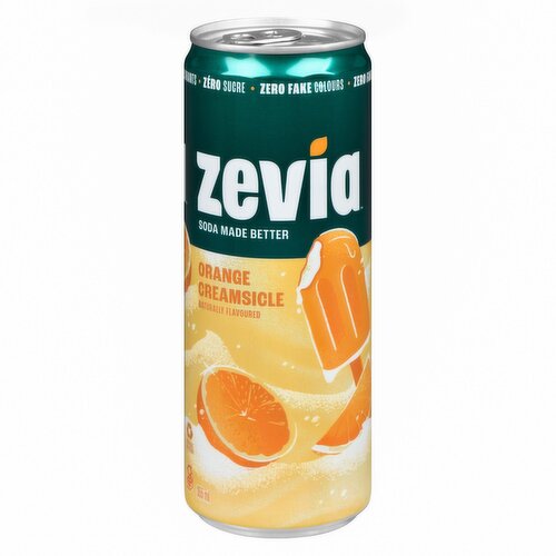 zevia - Orange Creamsicle Sleek Can