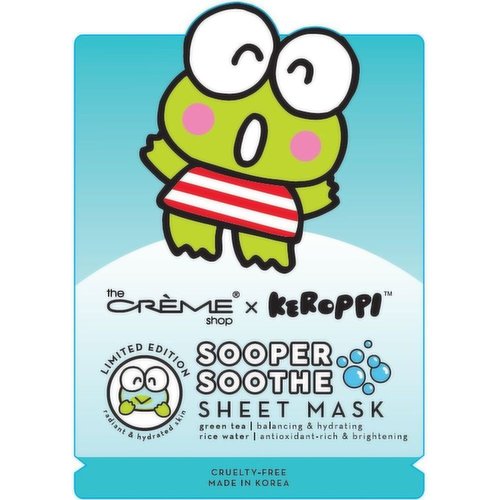 The Creme Shop - Keroppi Mask Sooper Soothe