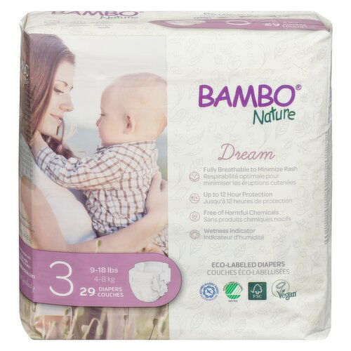 Bambo Nature - Baby Diaper Size 3