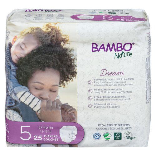 Bambo Nature - Baby Diapers Size 5